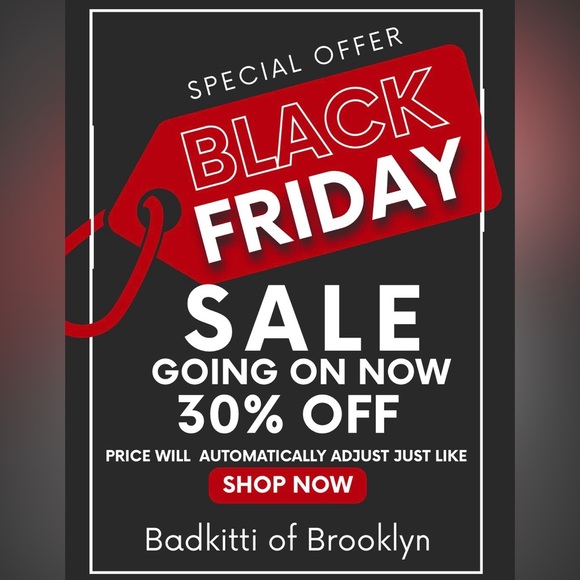 Badkitti of Brooklyn Black Friday Sale going on now! - Picture 1 of 2